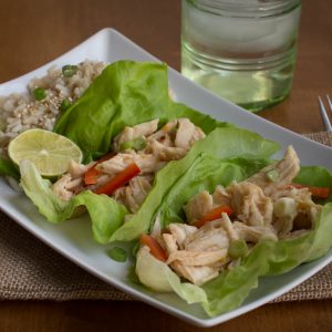 Thai Sweet and Sour Chicken Wraps