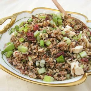 Turkey, Cranberry, and Wild Rice Salad