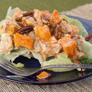 Warm Sweet Potato Salad with Pecans