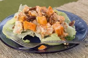 Warm Sweet Potato Salad with Pecans