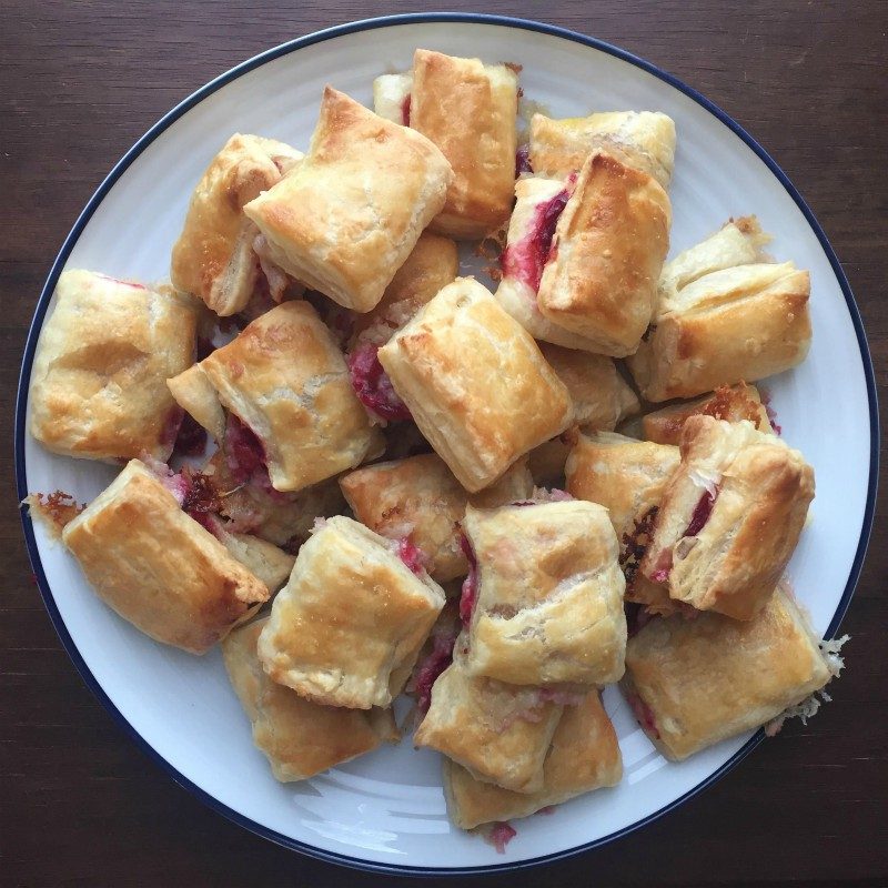 Cranberry and Brie Puffs