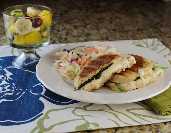 fresh mozzarella and artichoke Fresh Mozzarella and Artichoke Panini
