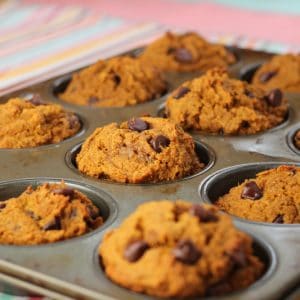 Pumpkin Chocolate Chip Corn Muffins