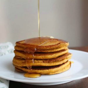 Whole Wheat Pumpkin Pancakes