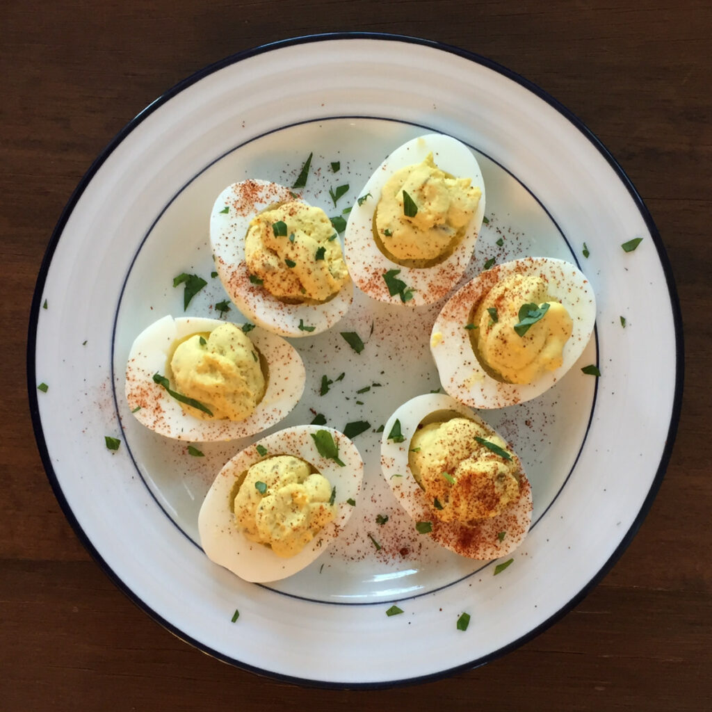 deviled eggs