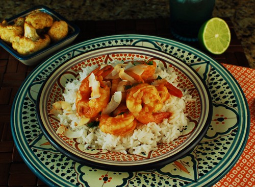 Curried Coconut Shrimp KW Curried Coconut Shrimp
