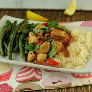 Thai Garlic and Basil Chicken