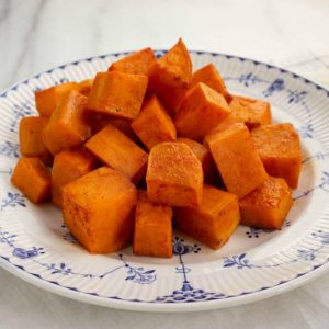 Sweet and Spicy Roasted Sweet Potatoes