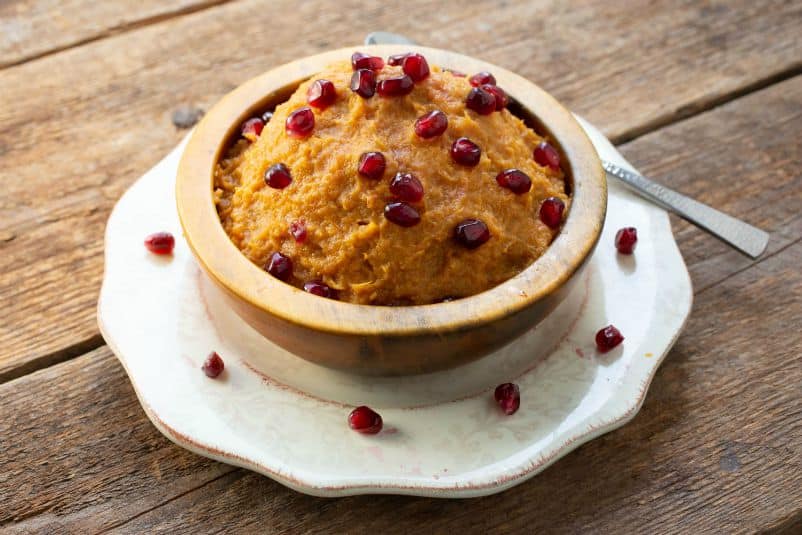 Whipped Butternut Squash with Pomegranate Seeds: how to cook butternut squash