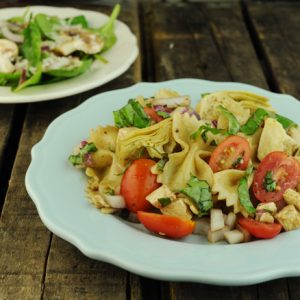 Italian Caprese Pasta Salad