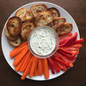 Garlic Herb Goat Cheese Spread