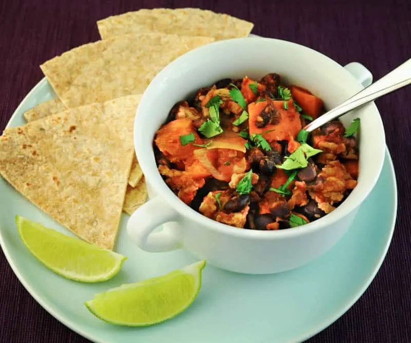 Chipotle Beef, Black Bean, and Sweet Potato Stew