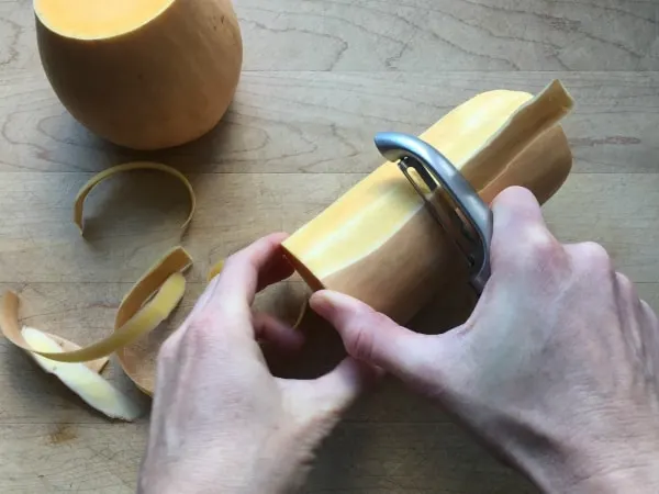 Butternut Squash Peeling