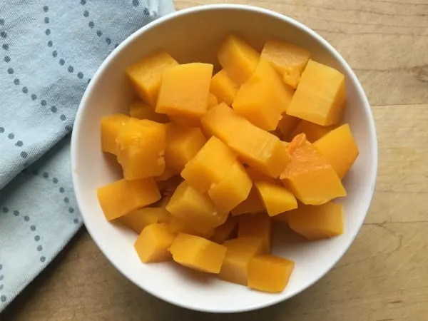 Butternut Squash Steamed