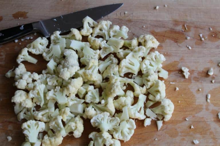 How to make Cauliflower Rice or Couscous (with or without food processor)