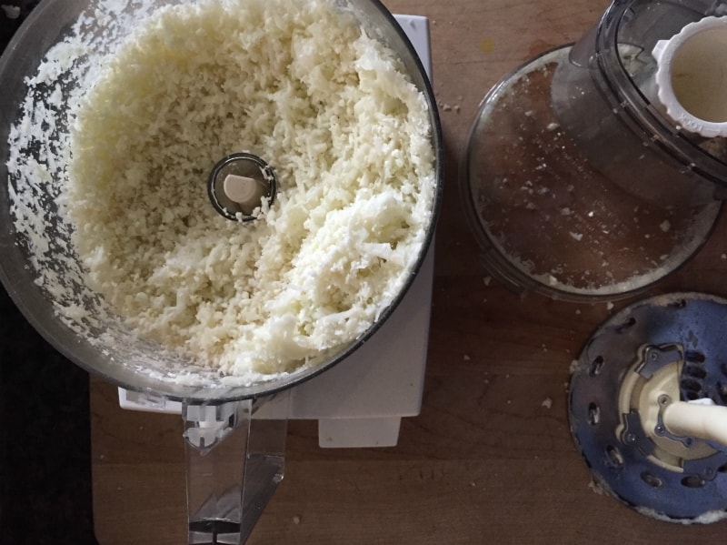 Cauliflower Rice and Food Processor. Using appliances you don't often use is a great way to kick-start your cooking