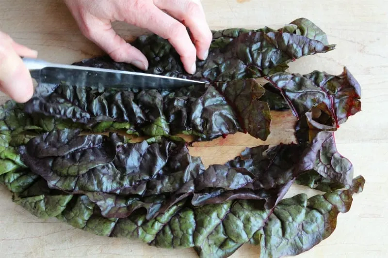 Chopping Chard