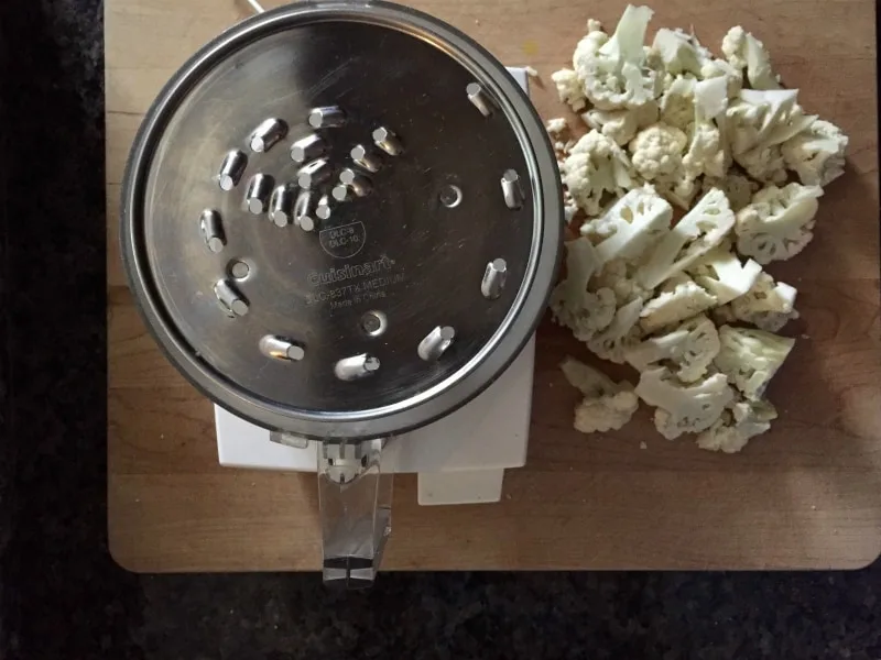 Cauliflower Rice in Food Processor