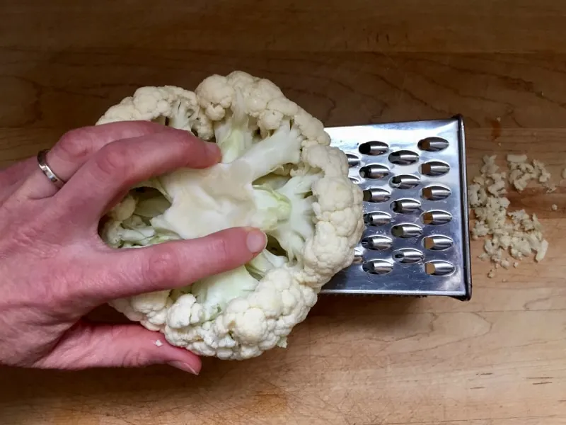 Cauliflower Rice with Box Grater