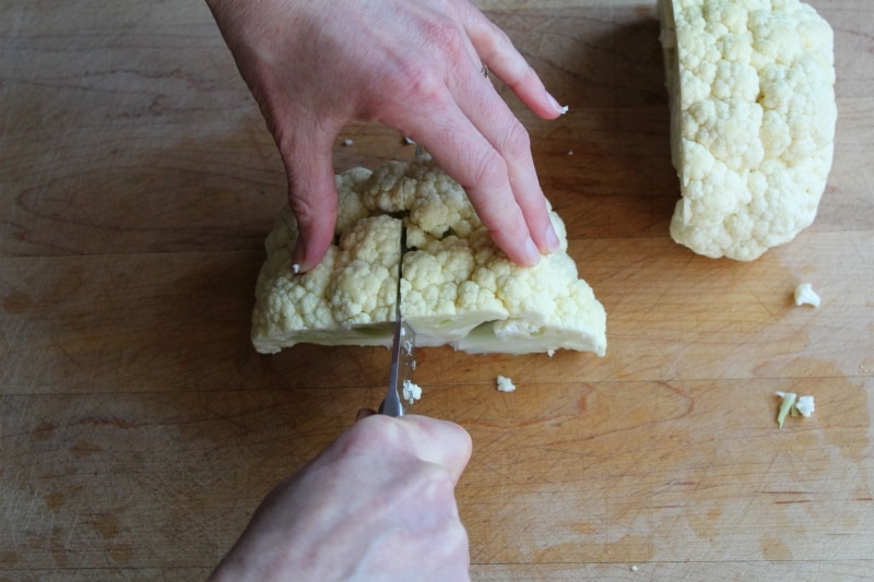 Quartered Cauliflower