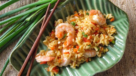 Asain Shrimp Pilaf