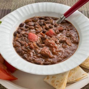 Black Bean and Tomato Soup