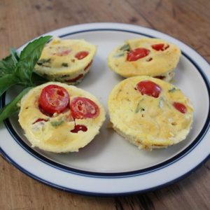 Caprese Mini Frittatas