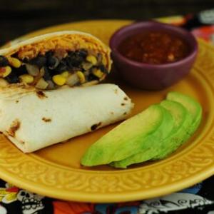 Chipotle Bean and Corn Burritos