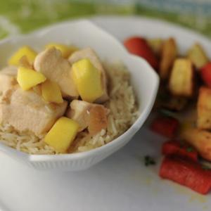 Coconut Chicken with Mango