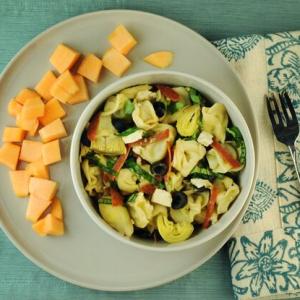 Cool Tortellini with Artichokes and Pepperoni