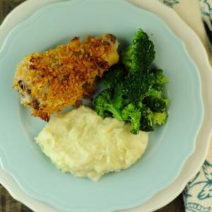 Crispy Oven-Fried Corn Flake Chicken