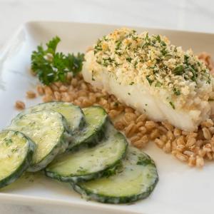 Crunchy Dijon Cod