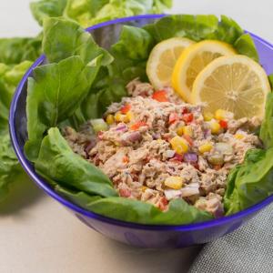 Crunchy Salmon Salad (or Salmon Cakes)