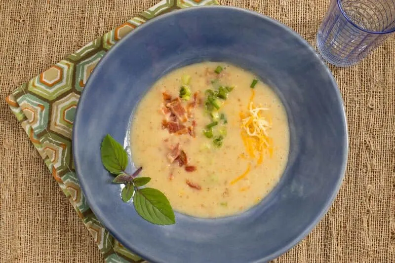 Garlic Mashed Potato Soup