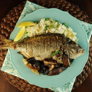 Grilled Trout with Garlic and Rosemary