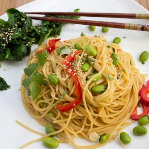 Honey Sesame Spaghetti