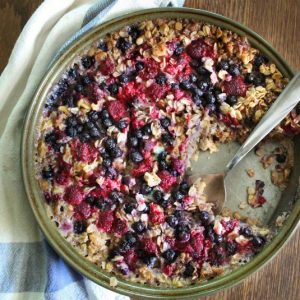 berry good bery baked oatmeal