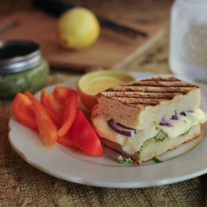 Artichoke Pesto Paninis