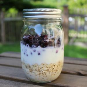 Blueberry Zinger Overnight Oats