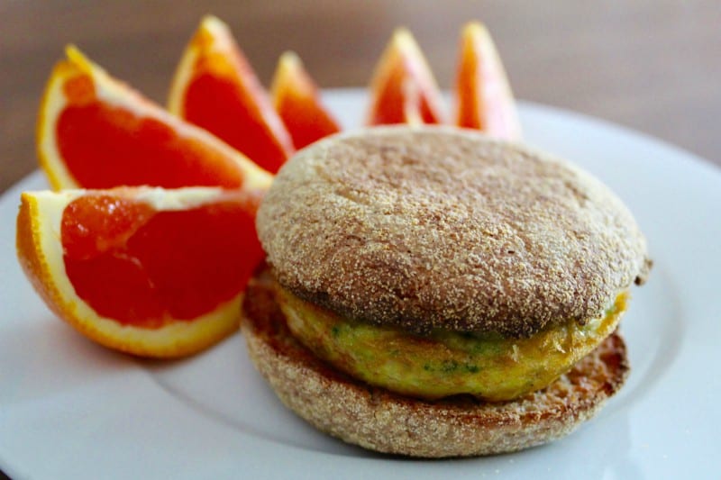 Broccoli-Cheddar Egg Sandwiches