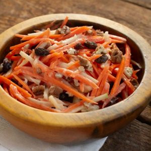 Carrot and Apple Salad with Pecans