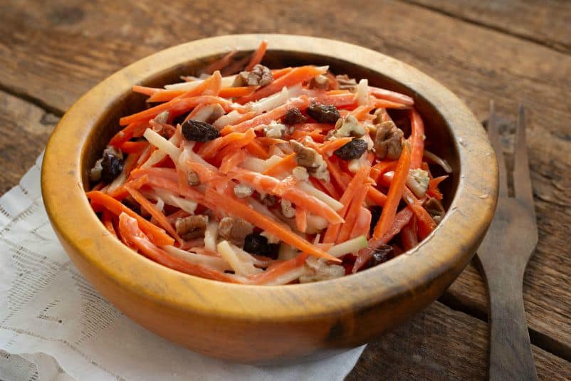 Carrot and Apple Salad with Pecans - The Scramble