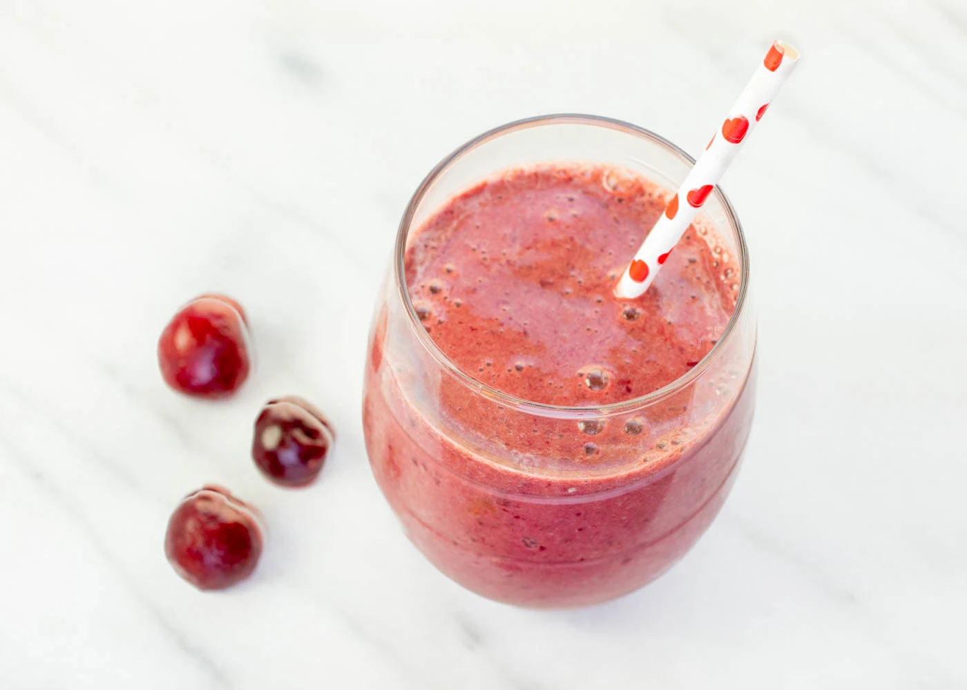 Chocolate Cherry Chia Smoothie