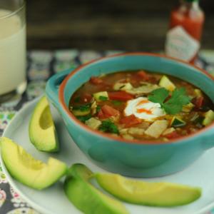 Corn Tortilla and Black Bean Soup