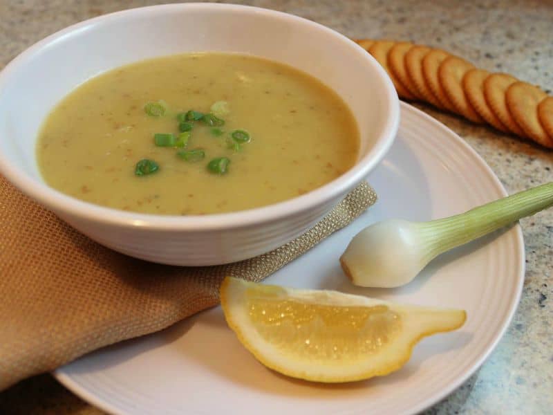 Creamy Potato Leek Soup - The Scramble