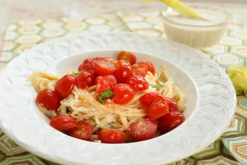 Creamy Ricotta Pasta with Cherry Tomatoes