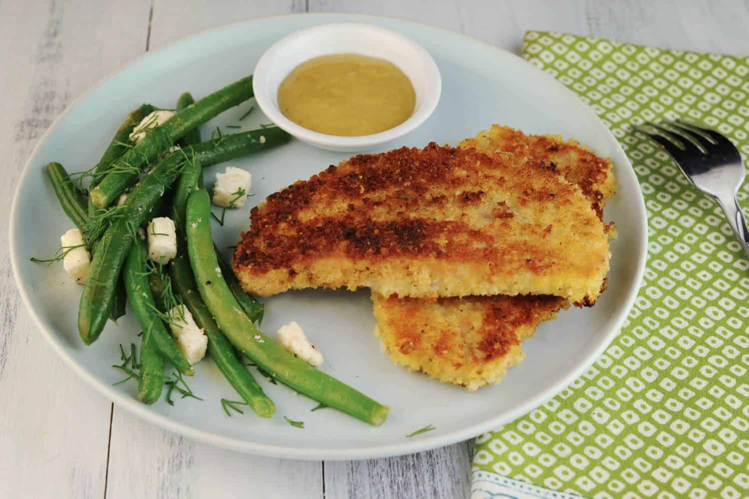 Crispy ParmesanPanko Crusted Chicken Cutlets The Scramble