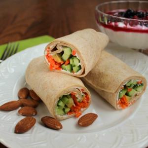 Crunchy Veggie Wraps