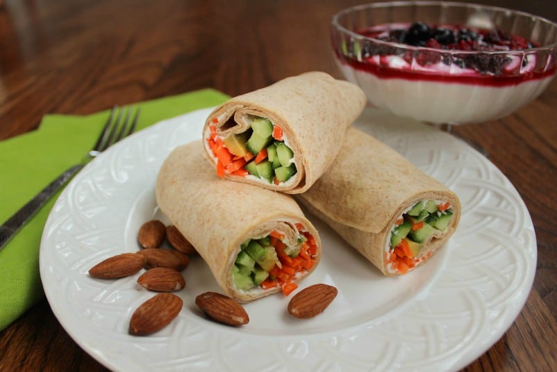 Crunchy Veggie Wraps