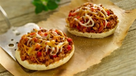 English Muffin Pizza Joes